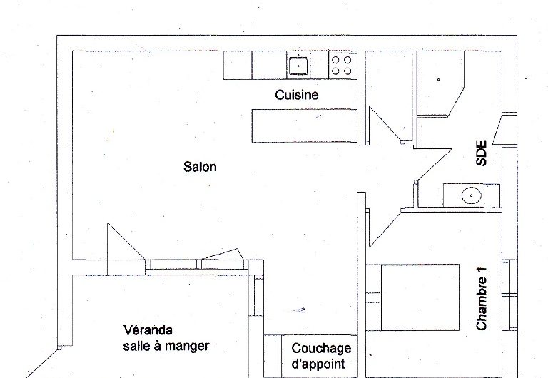 17 Moresmau – plan gîte Pourtiou