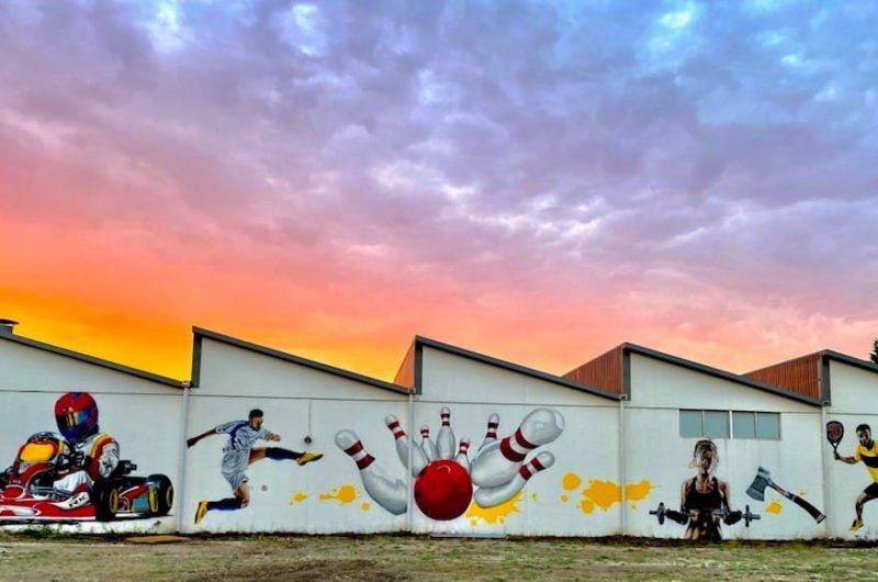 2022 – ROQU – Fresque extérieure – ©La Fabrique Ludique