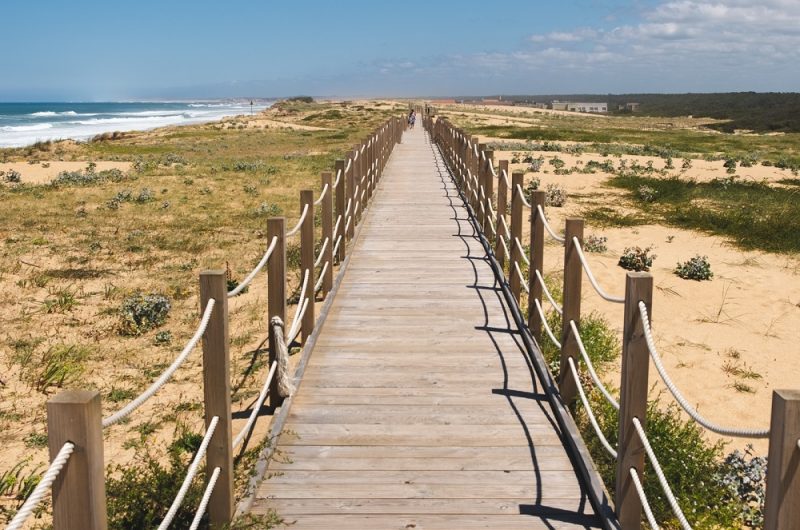 Balade sur la dune depuis la plage centrale