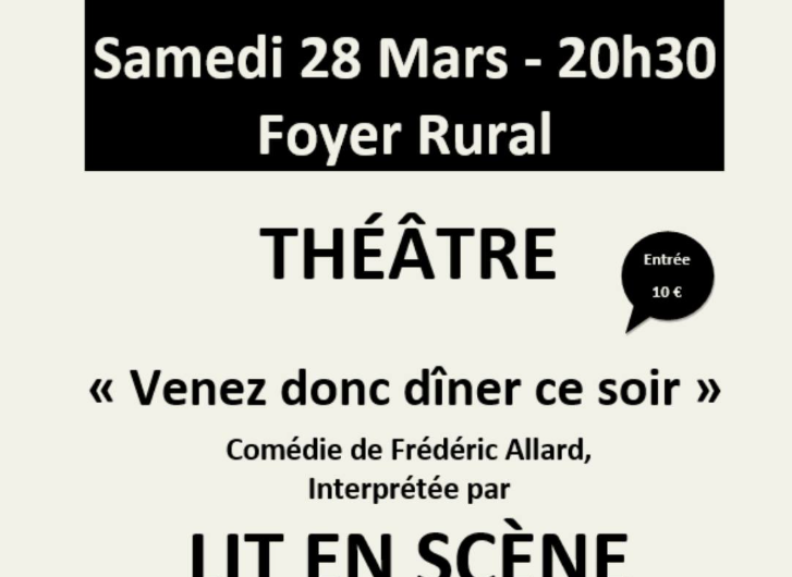 28 MARS Théatre à Poyanne