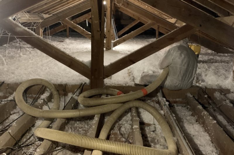 5 – Photo Isolation en laine de verre soufflée