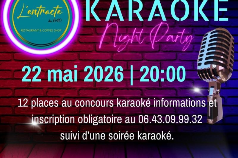 AFFICHE KARAOKE 22 05 26