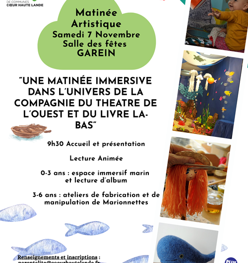 AFFICHE MATINEE ARTISTIQUE GAREIN 7-11-26 – 1