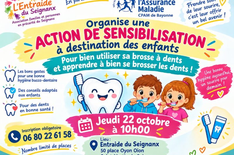 Action de sensibilisation enfants – ST MARTIN DE SEIGNANX