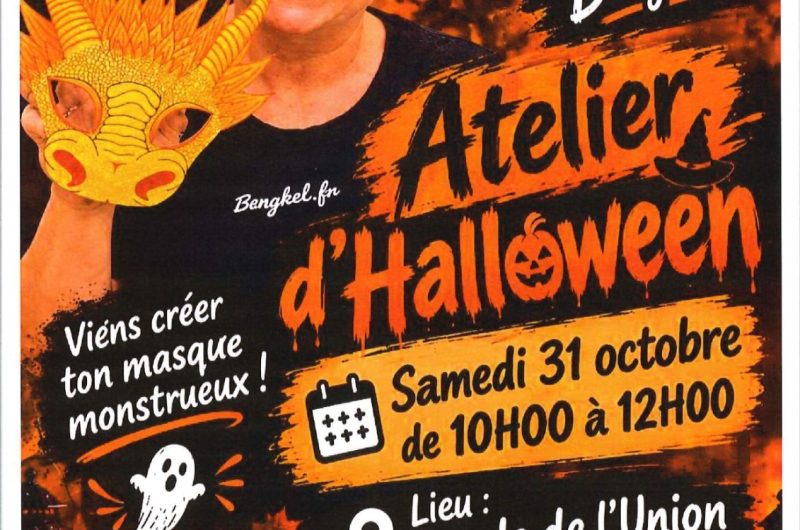 Affiche Atelier Halloween Pissos