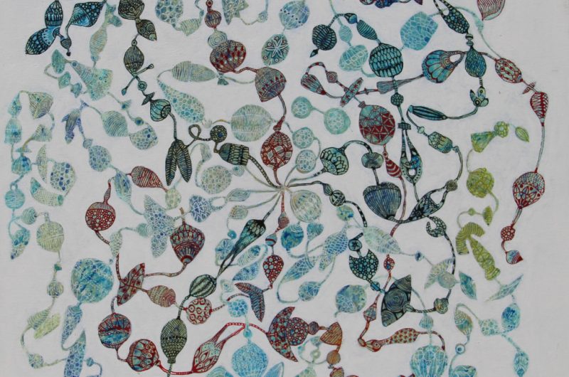 AnneLeborgne18 Guirlande.60X60