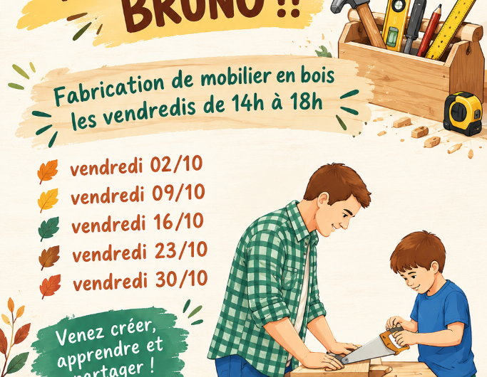 Atelier bois vendredi octobre.
