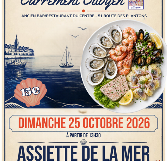 Flyer promotionnel — Assiette de la mer – 1