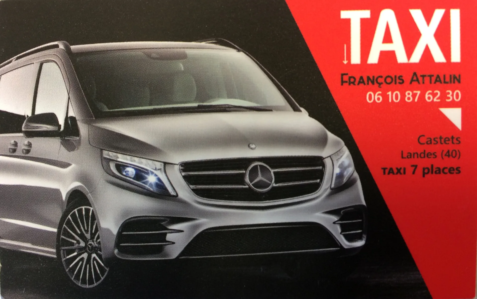 CASTETS_Taxi Castets_Carte de Viste Recto