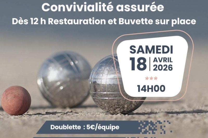 Cachen – Concours de pétanque – 18 Avril