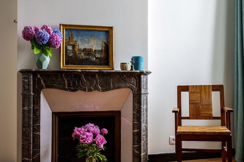 Chambre Jade – Coin cheminée bis