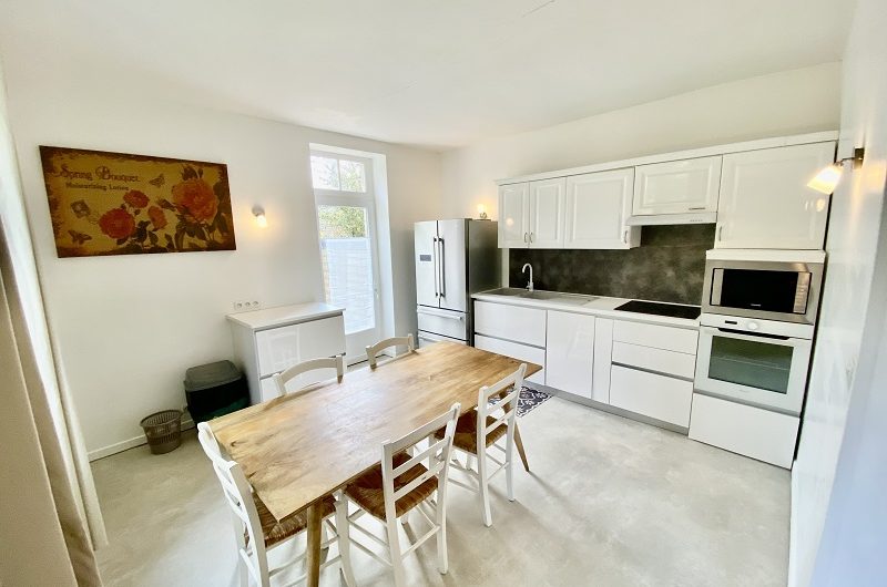 Cuisine, accès jardin clos