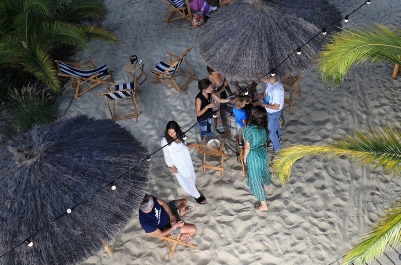 Docks du lac vue d’en haut