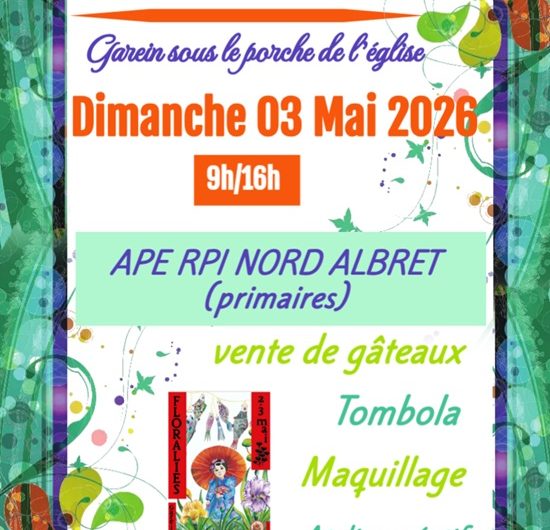 Floralies 2026 – Affiche APE