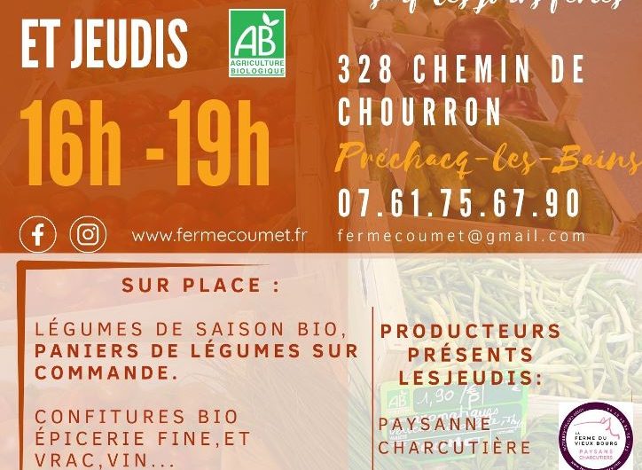 Flyer Coumet chq lundi _ jeudi