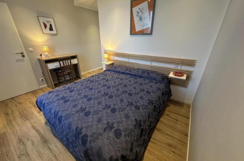 Gîte du Muth Chambre rdc lit ©GDF