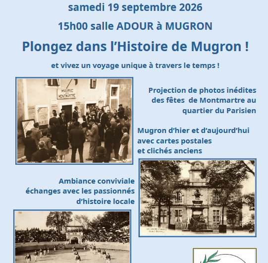 JEP 2026 Mugron d’hier à aujourd’hui