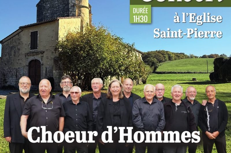 Lagrange – Concert choeur d’hommes – 29 Mars
