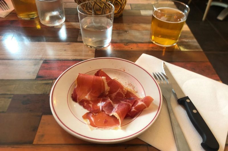 Le Central – entrée charcuterie