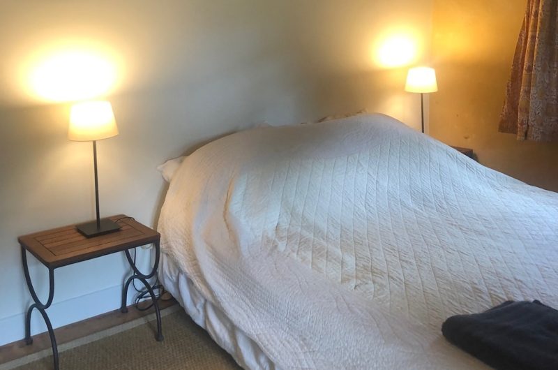 Lit double chambre étage Domaine Palumbo