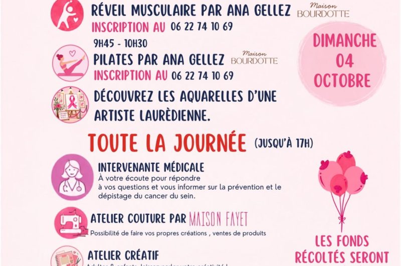 OCTOBRE ROSE LAUREDE – 04 octobre