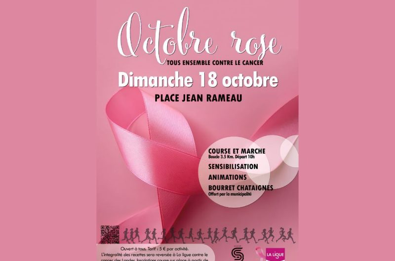 Retouches visuels Tourinsoft animations – Octobre rose 18 octobre ST MARTIN DE SEIGNANX