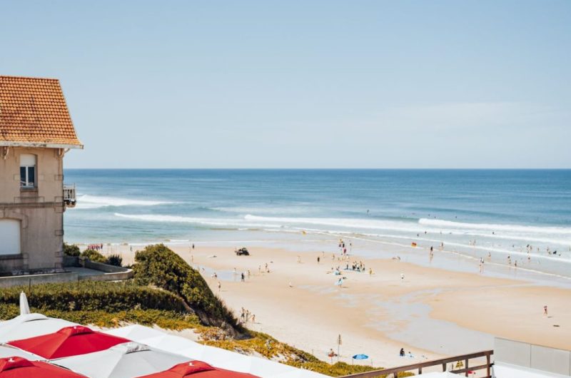 Resto de la plage vue