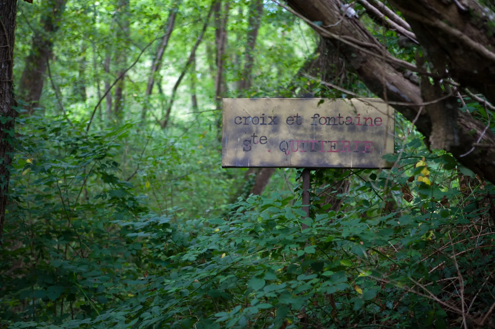 Saint Foy – Fontaine Source sainte quitterie