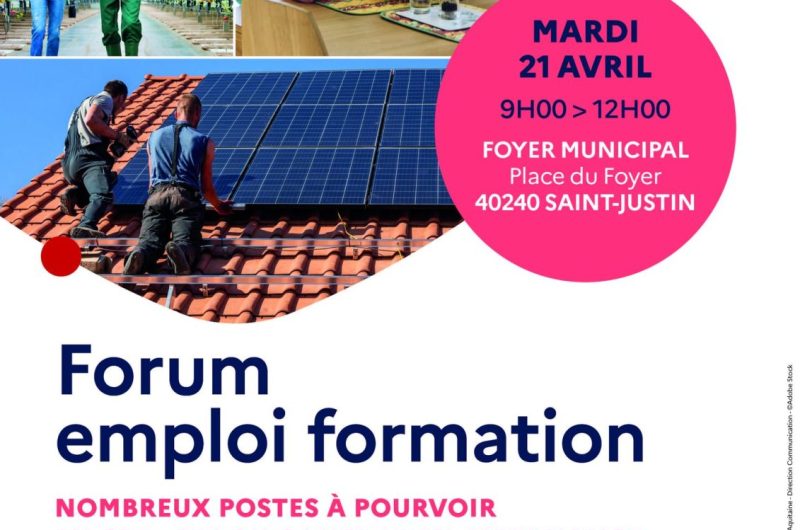 St Justin – Forum emploi formation – 21 Avril