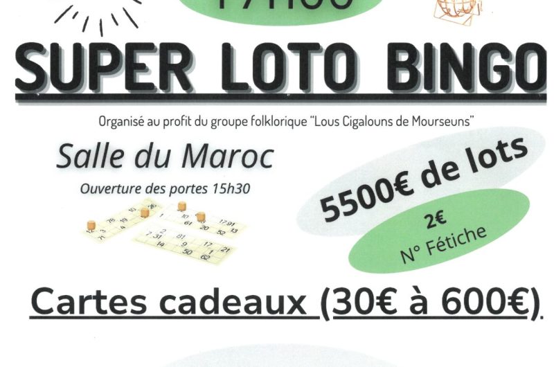 Super loto cigalouns 01 11 2026