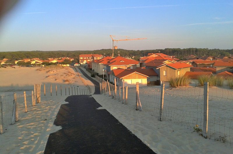 accès plage dune