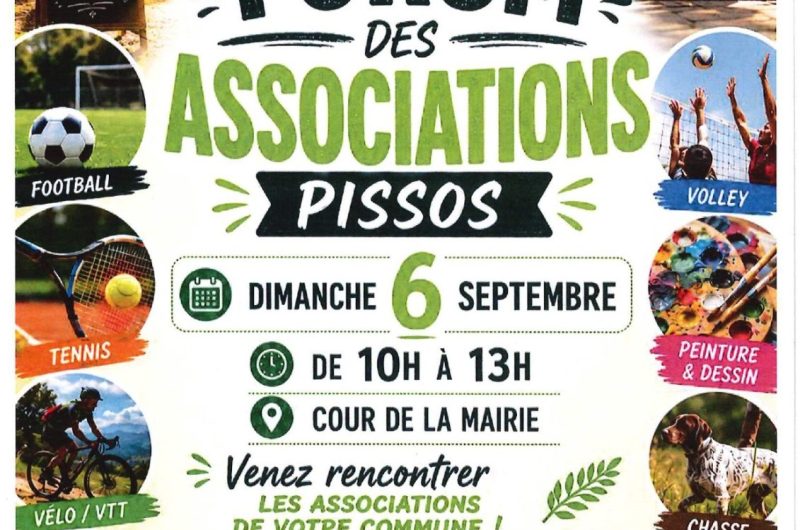 affiche forum des associations Pissos