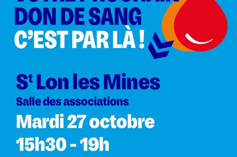 don du sang saint lon les mines