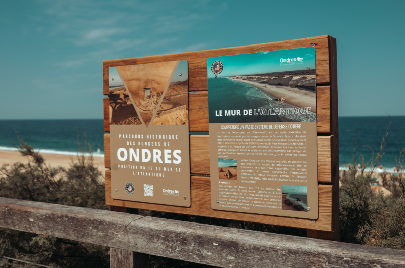 Retouches visuels Tourinsoft animations – journée patrimoine Wall explorer Ondres