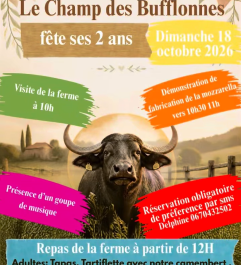 le champs des buflonnes portes ouvertes