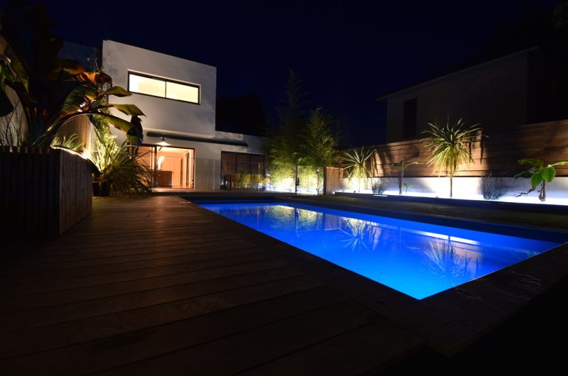 piscine nuit