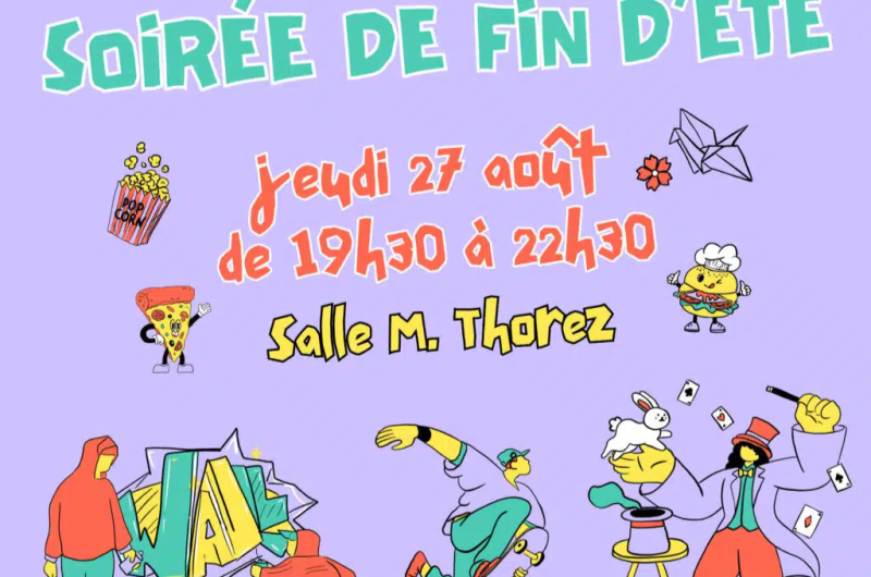 Retouches visuels Tourinsoft animations – soirée fin d’été tarnos
