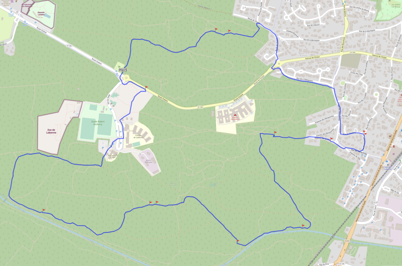 A Labenne, Circuit des Arbres remarquables