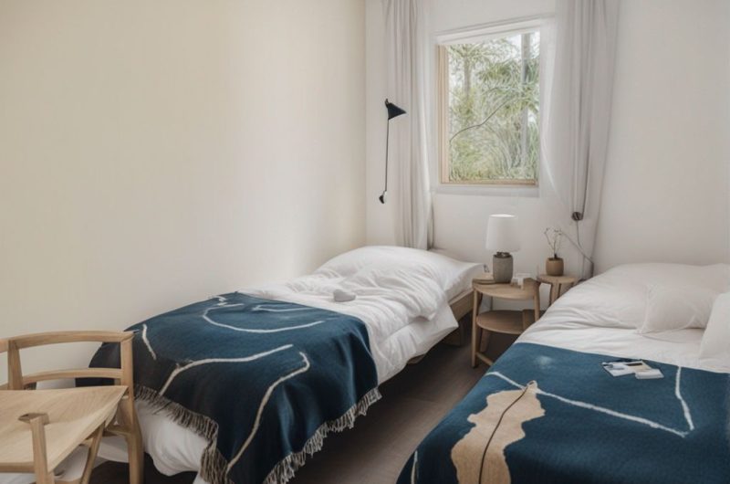 villa-lapantoufle chbre lits jumeaux soustons-plage-